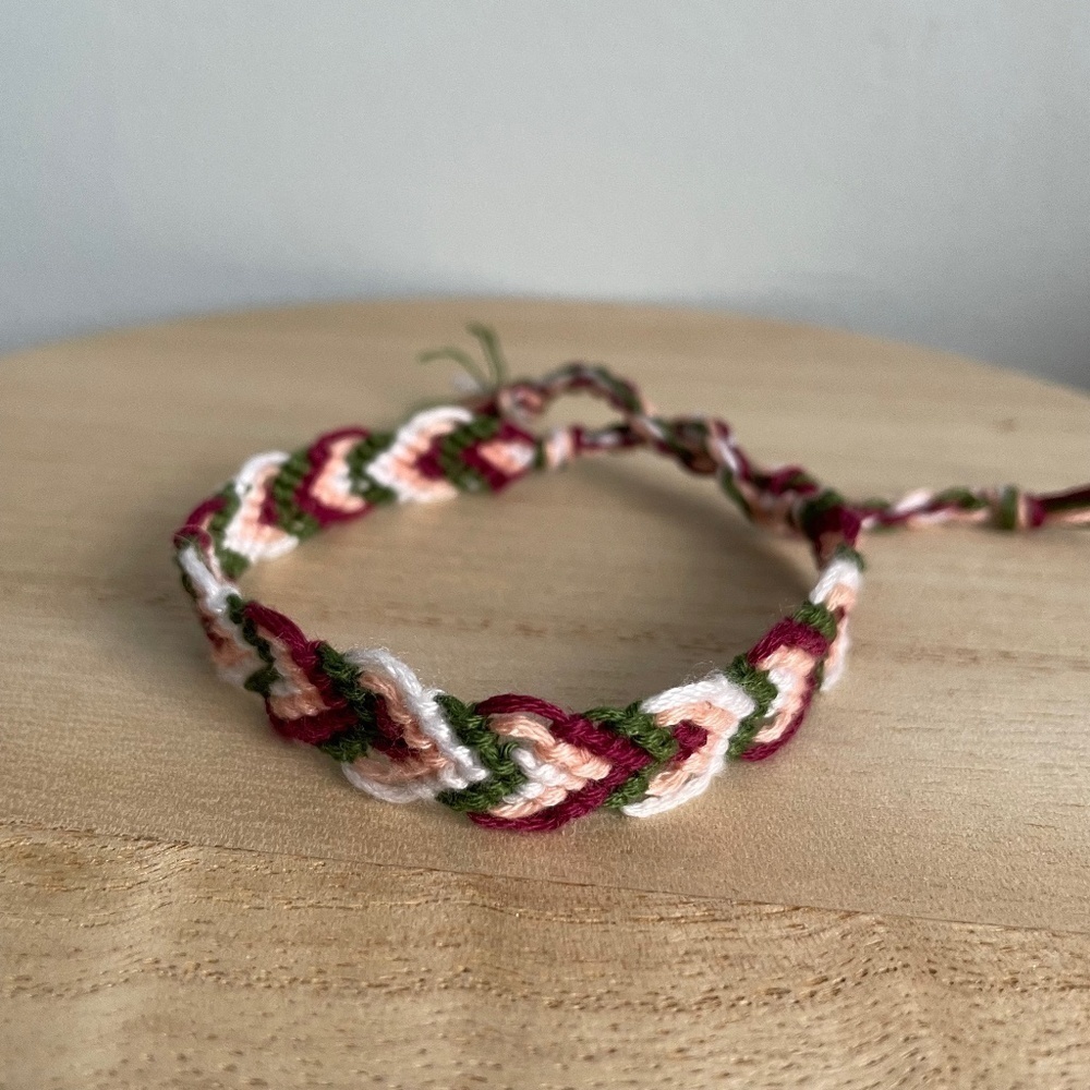 Winter‎ Cream Woven Bracelet